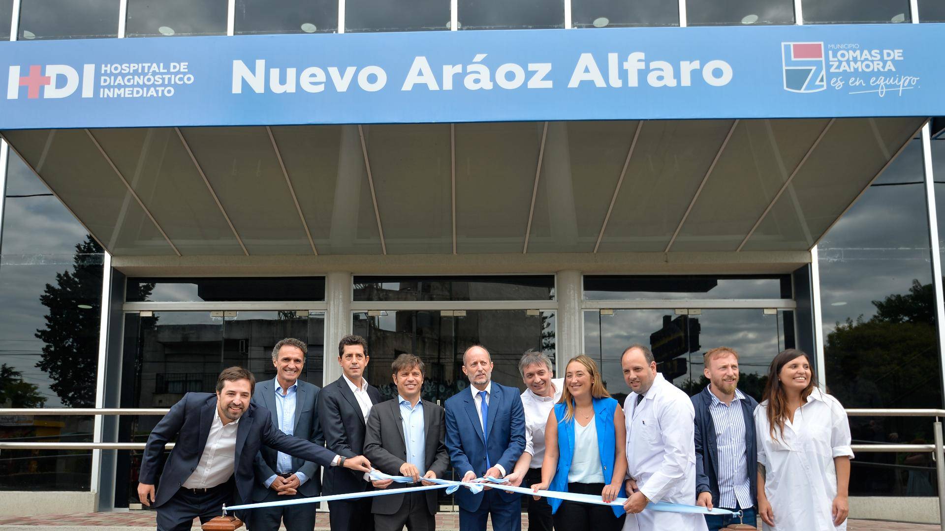 Kicillof inauguró el Hospital de Diagnóstico Inmediato de Lomas de Zamora