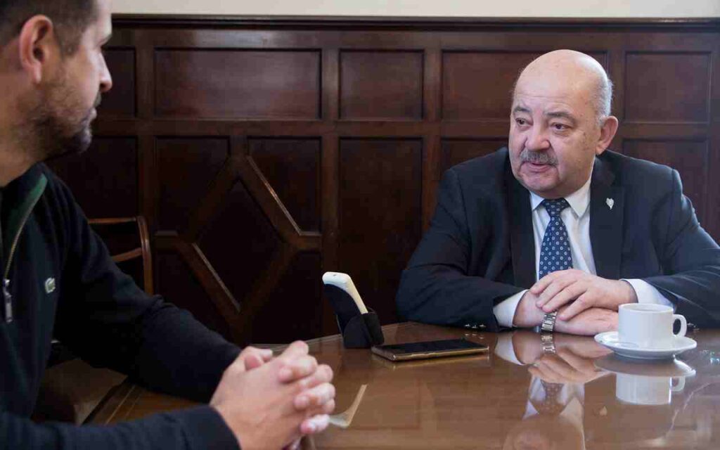 Tauber y Galland intercambiaron miradas y propuestas para la ciudad