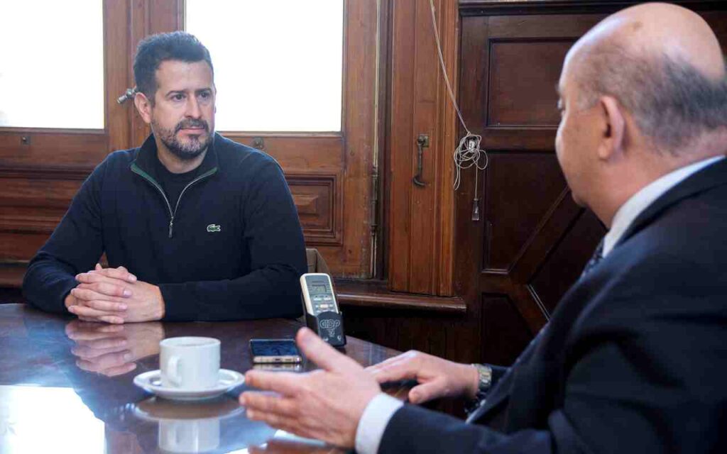 Tauber y Galland intercambiaron miradas y propuestas para la ciudad