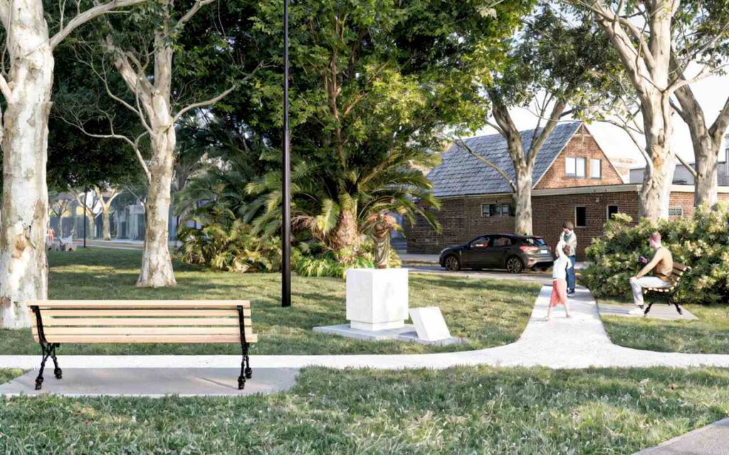 nueva plaza República del Perú en La Plata