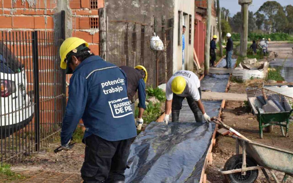 Continúa el proyecto de Integración Sociourbana en Villa Roca