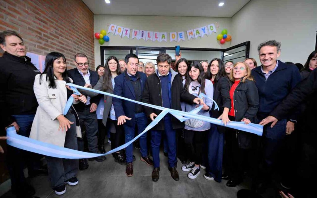 Kicillof y Katopodis inauguraron un nuevo Centro de Desarrollo Infantil