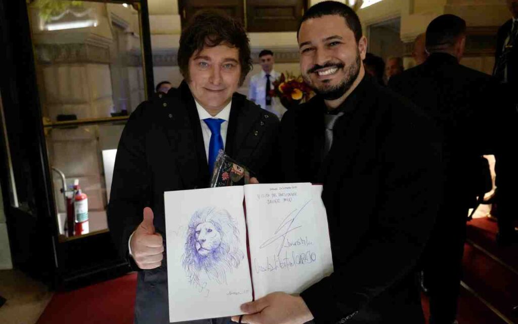 Milei participó de la cena del Consejo Internacional del JP Morgan, junto a su CEO, Jamie Dimon