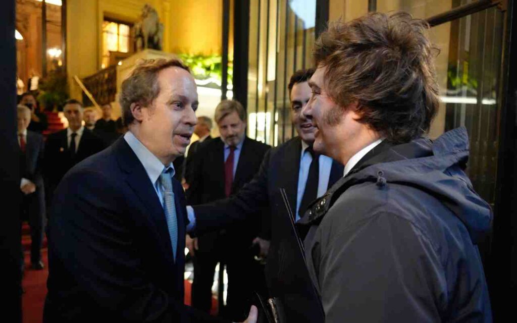 Milei participó de la cena del Consejo Internacional del JP Morgan, junto a su CEO, Jamie Dimon
