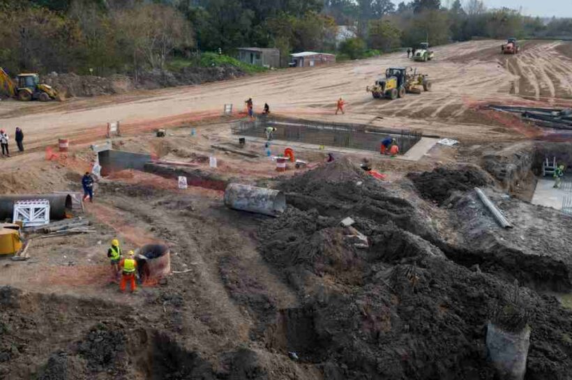 Nueva bajada de la autopista en City Bell: sigue la obra que beneficiará a más de 36 mil usuarios