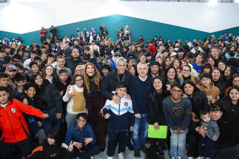 Ferraresi y Larroque inauguraron obras en la sede Maciel del programa Envión