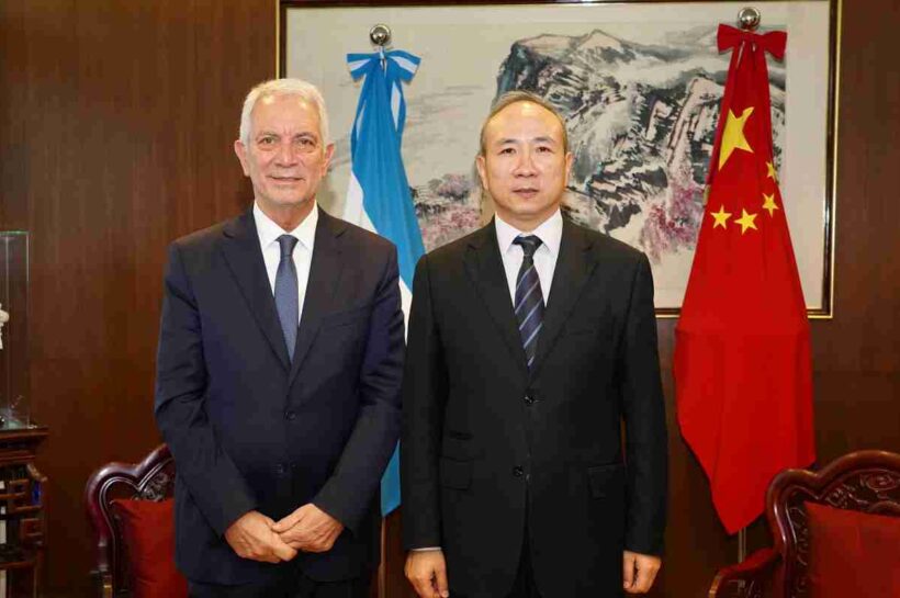 Alak y el embajador chino avanzan en una agenda para potenciar la actividad productiva regional