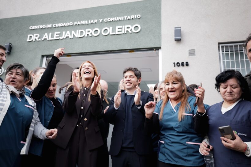Kicillof inauguró un nuevo centro de salud en Gerli