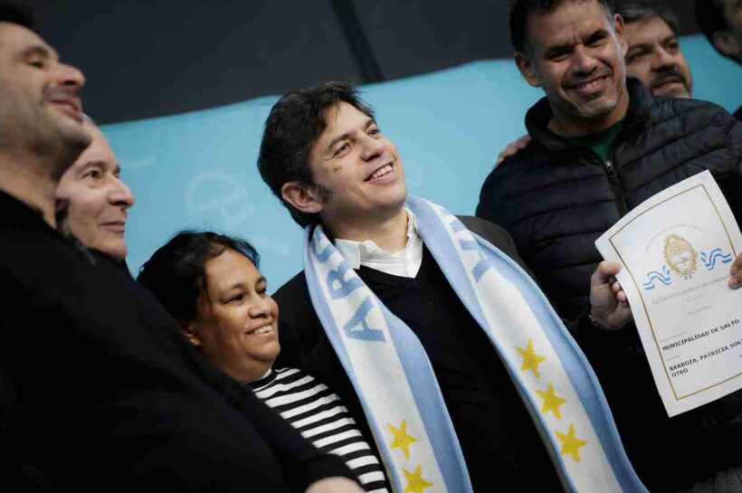 Kicillof en Salto: Esta jornada refuta la idea de que el Estado no sirve y hay que eliminarlo