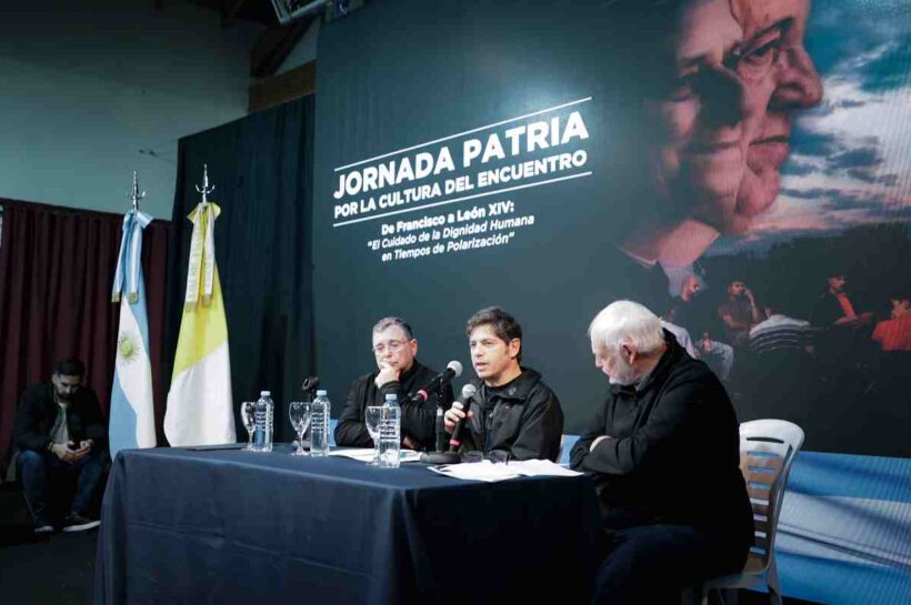 kicillof: En un contexto de mucha agresión y discursos vacíos, vengo a sumarme a este llamado para un diálogo plural