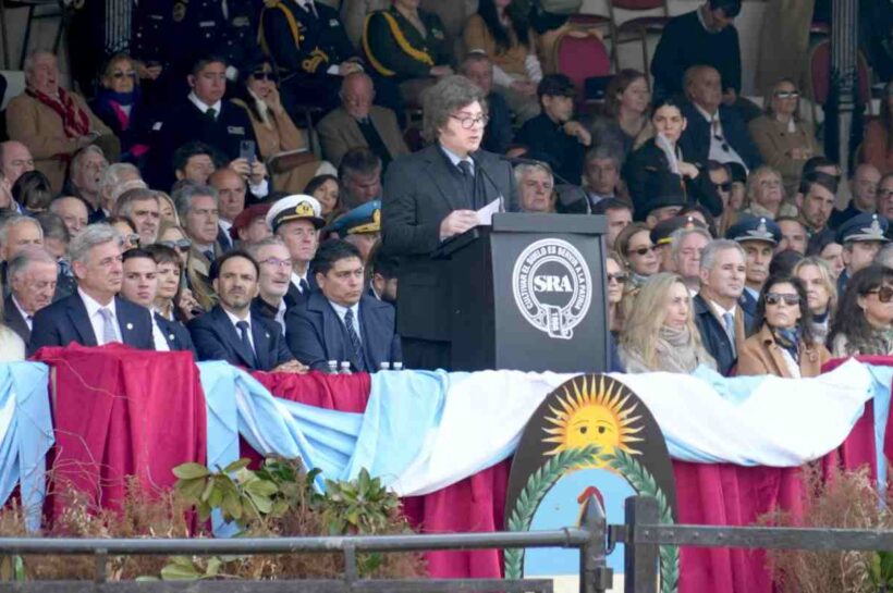 Milei: “Se viene un campo radicalmente distinto al que conocimos”