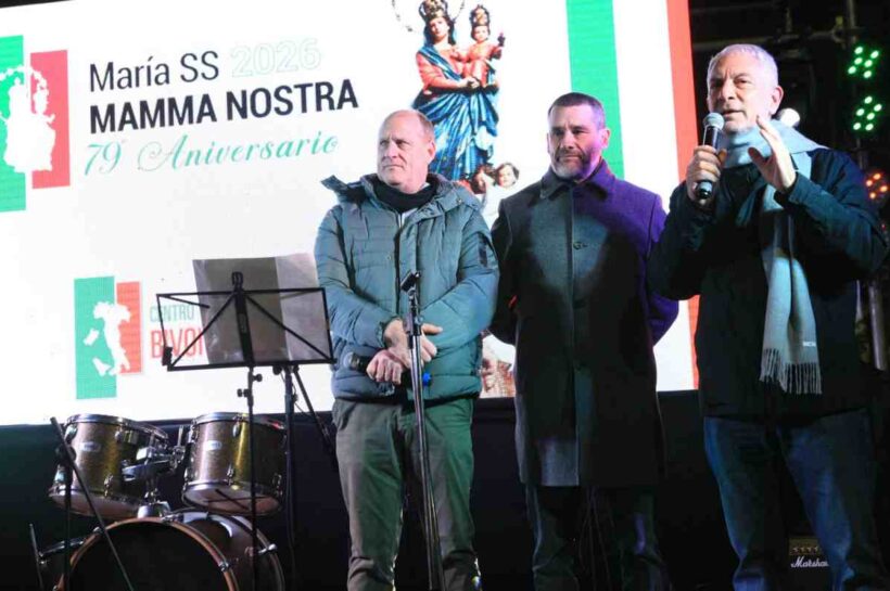 Con la presencia de Alak, la comunidad italiana celebró el 79° aniversario de la Mamma Nostra