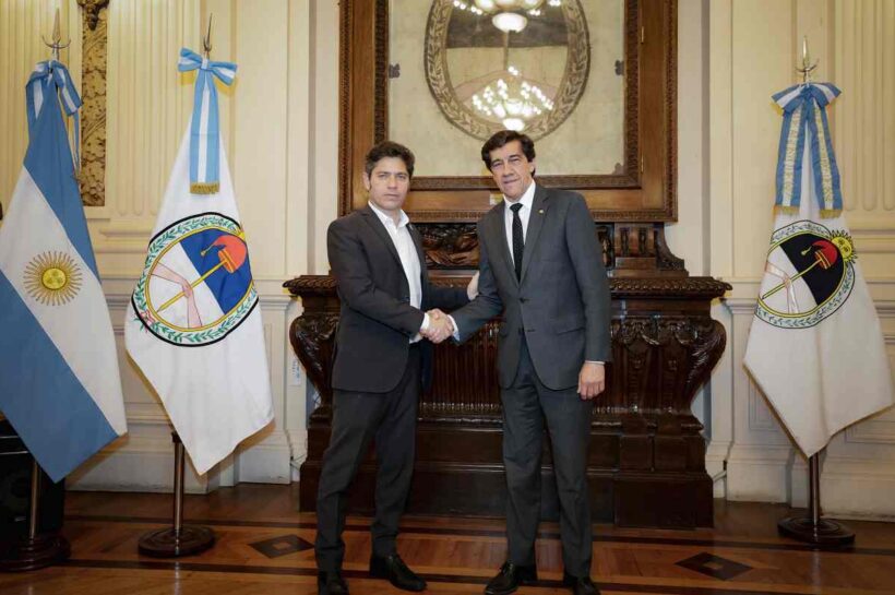 Kicillof y Sadir firmaron un acuerdo de colaboración entre las provincias de Buenos Aires y Jujuy