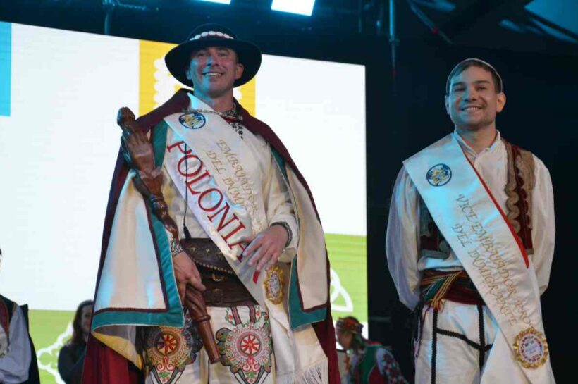 Facundo Trabella de la colectividad polaca es el nuevo Embajador Cultural electo en la 49º Fiesta Provincial del Inmigrante