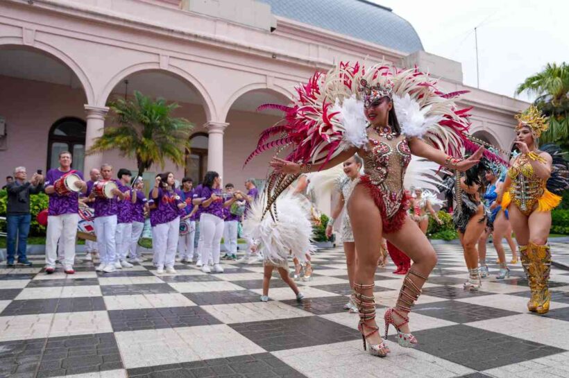 Paso de los Libres lanzó su Carnaval 2027 en la Casa de Gobierno de Corrientes