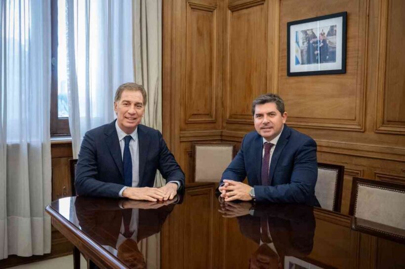 Santilli se reunió en Casa Rosada con el gobernador de San Juan